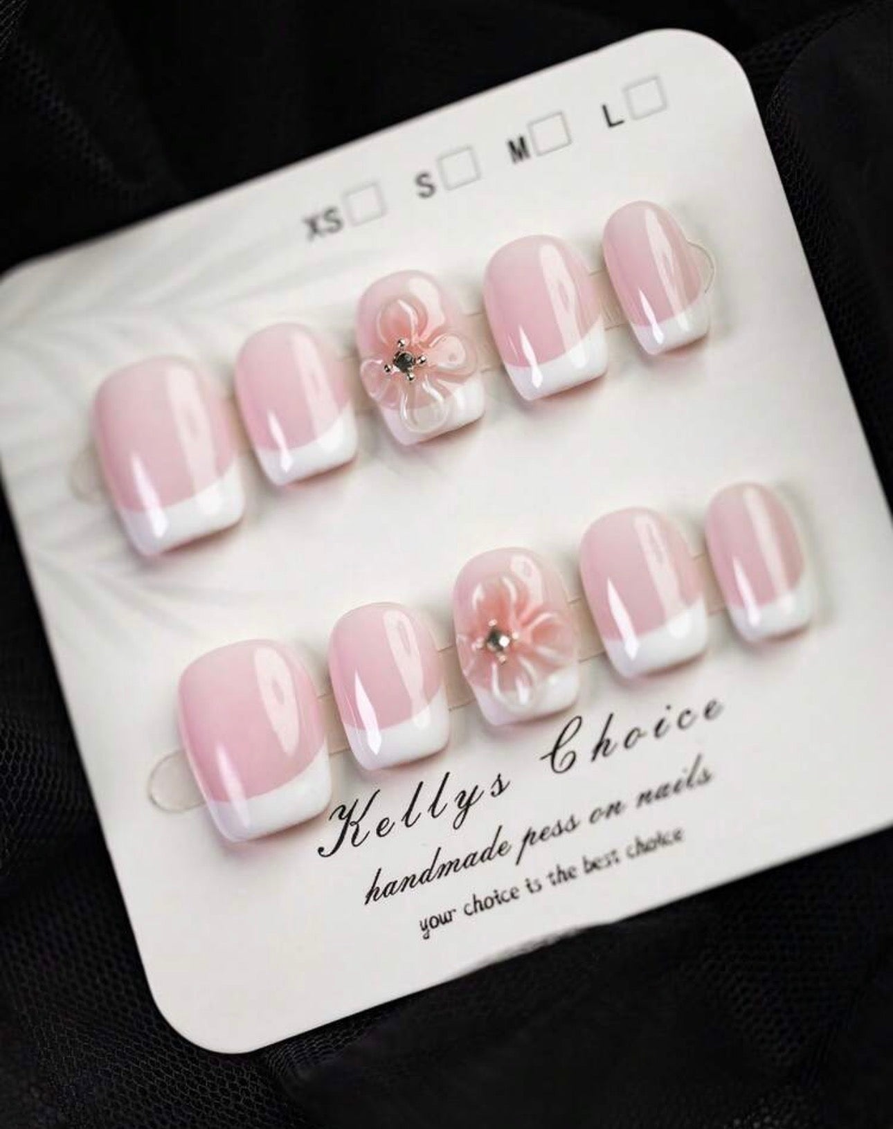 Press on nail en gel