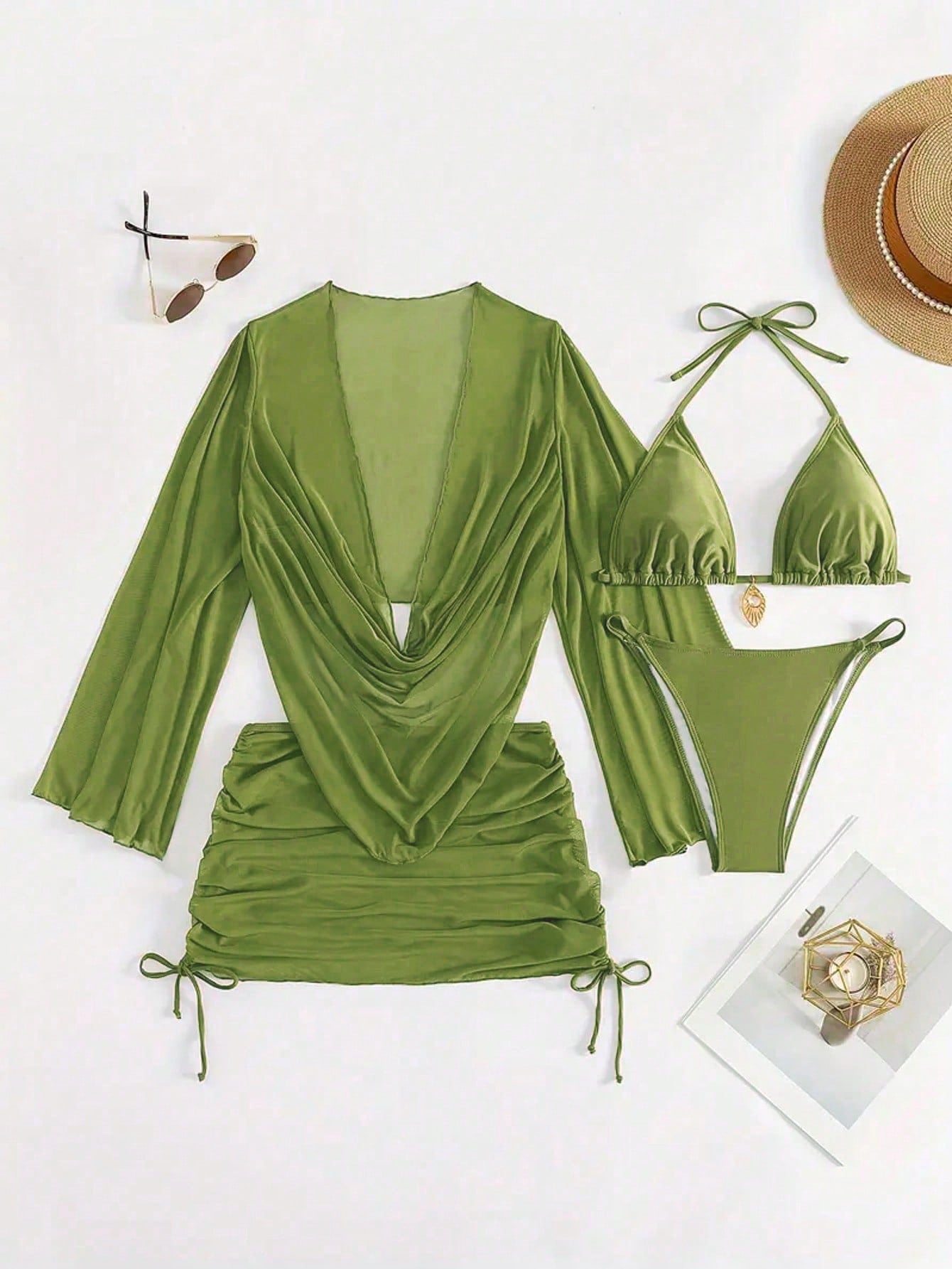 Ensemble bikini 4 pièces