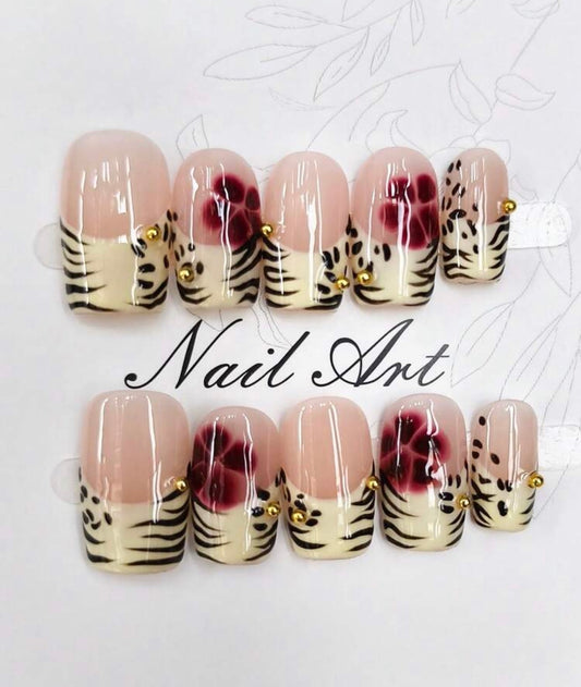 Press on nail en gel