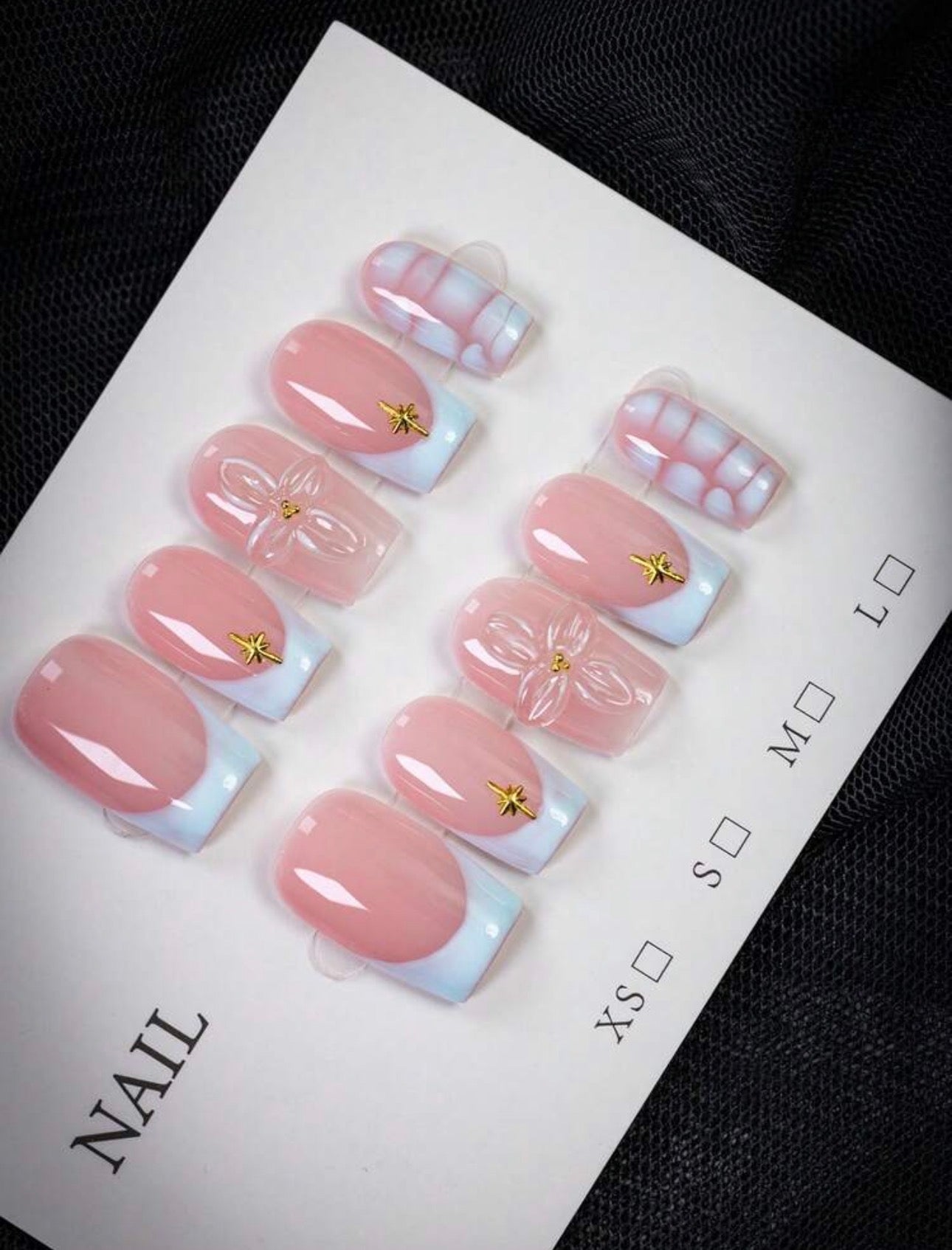 Press on nail en gel