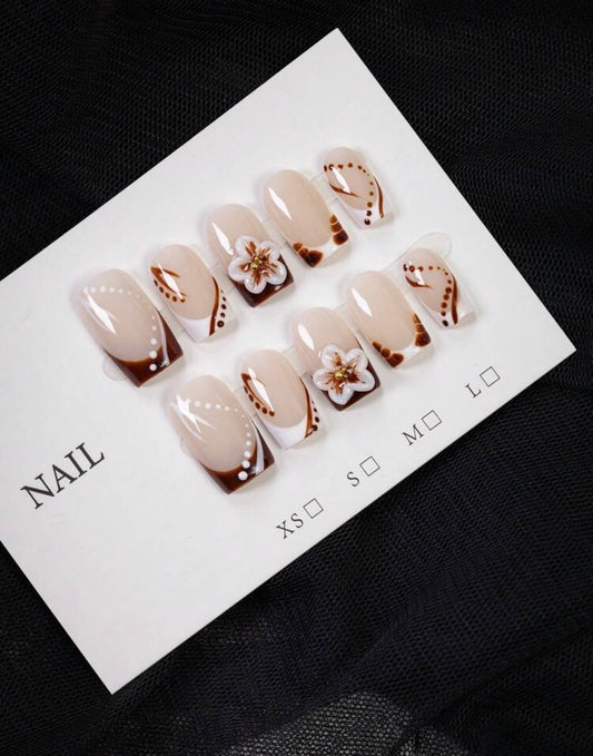 Press on nail en gel