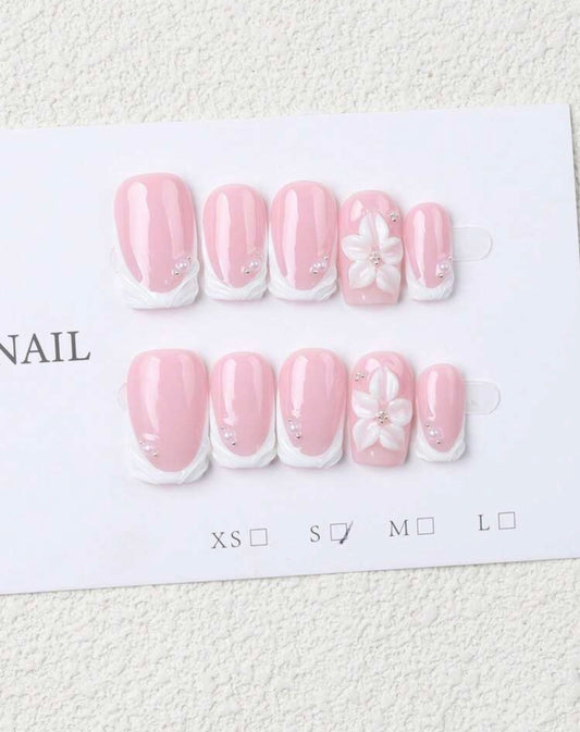 Press on nail en gel