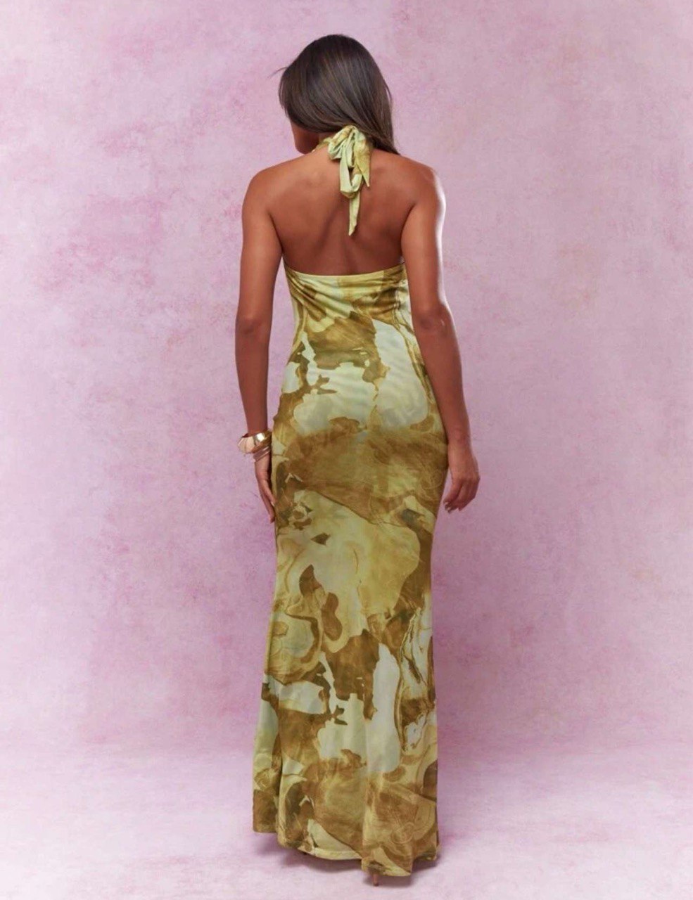 Robe Longue Dos Nu – Élégance & Confort