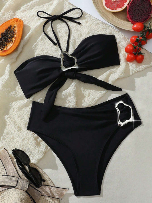 Bikini 2 pièces avec paréo assorti – Missguided Style